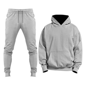 ชุดวอร์มผู้ชายแบบมีฮู้ด สวมใส่สบาย น้ำหนักเบา กันลม ระบายอากาศได้ดี เป็นมิตรกับสิ่งแวดล้อม ผลิตจากโพลีเอสเตอร์และผ้าฝ้าย กางเกงขายาวแบบสเวตแพนท์ เสื้อฮู้ดมีซิป - Product Image 6