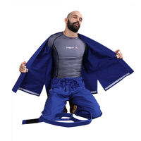Kimono BJJ Inspire pour homme, bleu, coupe classique, 100% coton, respirant, léger, durable, vêtements d'arts martiaux, Gi de judo pour adulte