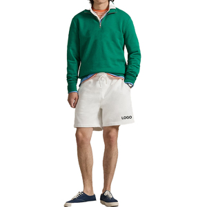 Shorts de sport polo respirants et légers pour hommes, mélange premium tendance, style rétro athlétique, personnalisables OEM, vêtements de sport Americana - Product Image 6