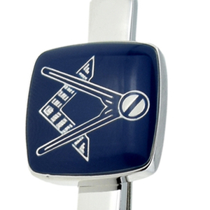 Pince à cravate maçonnique avec équerre et compas, accessoire de la Fraternité des Francs-Maçons pour hommes, design élégant, idée cadeau pour la loge - Product Image 4