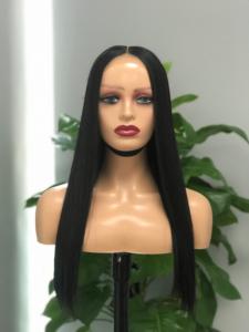 Muestra gratis 4x4 corto doble dibujado vietnamita pelo crudo encaje frente pelucas Vietnam pelo hueso recto Bob pelucas para mujeres negras - Product Image 4