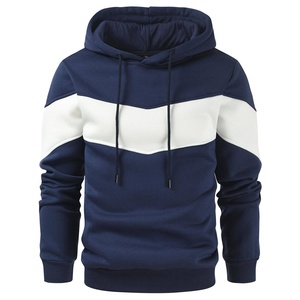 Sweat-shirt à capuche classique pour homme, couleur unie, épais, doublé en polaire, chaud et confortable, décontracté, pour tous les jours, pour l'extérieur, vêtements décontractés - Product Image 3