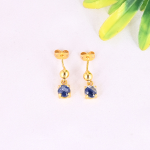Natural Blue Kyanite 925 Sterling <b>Silver</b> <b>Dangle</b> <b>Earrings</b> for Women - Product Image 1