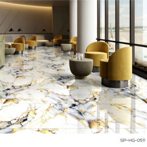 Azulejos de porcelana de calidad de exportación, superficie dorada de alto brillo en tamaño 60x120cm 600x1200mm 24x48 para interiores de primera calidad - Product Image 1