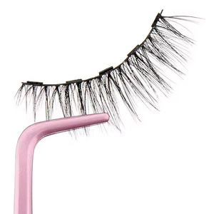 Pince à épiler professionnelle en L pour sourcils, en acier inoxydable, à 90 degrés, faite à la main, avec manche confortable de luxe et outil de séparation 2-en-1 - Product Image 5