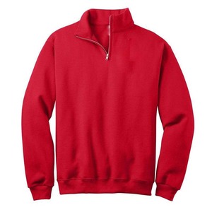 Sweat-shirt polaire pour homme, col montant, demi-zip, manches longues - Product Image 2