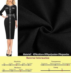 Robe longue sportive élégante vintage à col en V pour femme – Coupe ajustée avec logo personnalisé et badge - Product Image 5