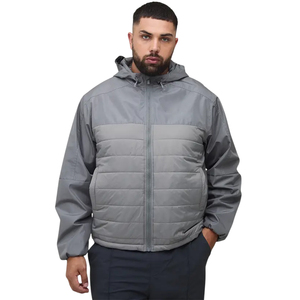 เสื้อแจ็คเก็ตพัฟเฟอร์ไวนิลเงาแฟชั่นใหม่สำหรับผู้ชาย  โลโก้สั่งทำได้  เสื้อโค้ทกันหนาวแบบควิลท์  สไตล์ไฮสตรีทสุดฮิต  ผู้ผลิตสั่งทำจำนวนมาก - Product Image 2