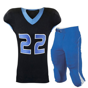 Uniforme de football américain personnalisé sublimé pour hommes, taille plus, col en V, manches courtes, évacuation de l'humidité, 100% polyester, coupe ajustée, sport - Product Image 5