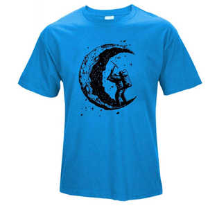 Camiseta de Diseño Nuevo con Estampado DTG en Color Sólido, de Secado Rápido y Duradera para Uso en Exteriores, Tejido Ligero de Punto, Cuello Redondo - Product Image 5