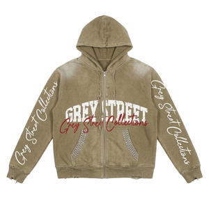 เสื้อฮู้ดดี้ผู้ชายแบบสั่งทำ OEM ขายส่ง ลายตาราง สีตัดต่อ พิมพ์ดิจิตอล พิมพ์นูน ปักลายเพชร ปักโลโก้ตามสั่ง คุณภาพสูง - Product Image 1