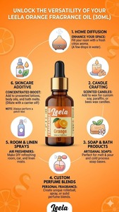 Aceite Aromático Premium de Naranja – Aroma Cítrico Dulce y Fresco para Velas, Jabones, Perfumes y Fragancias para el Hogar - Product Image 3