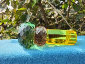 Quemador de Incienso Geométrico de Cristal Multicolor, Porta Incienso Árabe, Mukhbar, Aromaterapia - Product Image 6