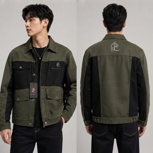 Veste en jean classique pour homme, tissu en denim de coton, construction durable, fermeture boutonnée, coupe confortable, vêtement d'extérieur décontracté pour tous les jours, OEM - Product Image 6