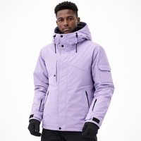 Veste de ski professionnelle personnalisée, chauffante, imperméable, respirante, à capuche, avec fermeture éclair Polartec, coupe-vent, Primaloft