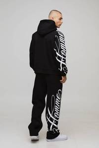 <b>Custom</b> Screen Print Design Cotton Fleece Sun Fade Men's Graphic Hoodies Streetwear Pullover Sweatshirt Manufacturer Supplier OEM - Product Image 6