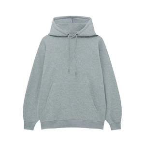 Sudadera con Capucha para Hombre, Color Gris, Diseño Personalizado, Tendencia Actual, Corte Regular, Tejido de Felpa Impermeable, 100% Algodón, Ropa Casual de Invierno - Product Image 4