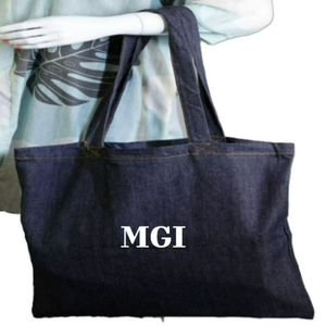 100%Organic Cotton Large Capacity Women's Canvas Tote Handbags Custom Logo Print Cotton <b>Bag</b> Eco-Friendly Reusable with Zipper - Product Image 5