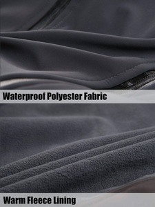 Chaqueta Softshell para Hombre, Diseño Moderno y Ligero para Otoño, Ajustable por Delante, Muy Solicitada, Chaqueta de Invierno Ecológica de Lona - Product Image 6
