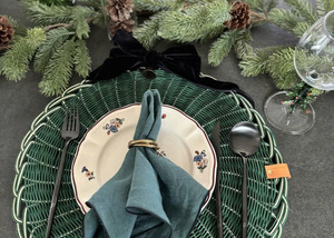 Rattan <b>Table</b> <b>Placemat</b> <b>for</b> Christmas Holiday Dining Natural Eco Friendly Boho Farmhouse <b>Table</b> Decoration Handmade Wicker Charger - Product Image 2