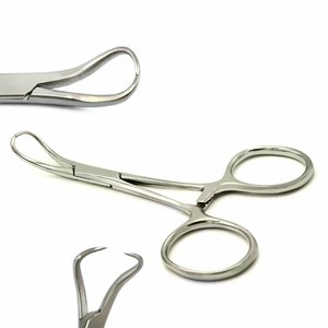 Pinzas para Toallas Profesionales de Acero Inoxidable Alemán, Certificación CE Clase I, Pinzas para Drapeado de Toallas para Uso en Cirugía General - Product Image 1