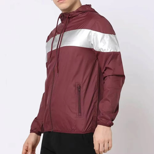 Mens Hooded <b>Lightweight</b> Windbreaker <b>Jacket</b> Casual Zip Up <b>Running</b> Sports Outerwear Coat Breathable <b>Waterproof</b> Streetwear - Product Image 3