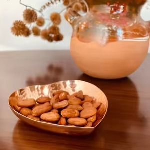 Antique Metal Dry Fruit Bowl Snack Dish Decorative Serving Bowl Dining Tableware Gift Item - Product Image 2