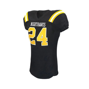 Uniforme de Fútbol Americano, Servicio OEM, Venta al Por Mayor, Hecho a Medida, 100% Poliéster, Secado Rápido, Transpirable, Personalizado con Nombre de Equipo y Marca - Product Image 1