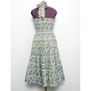 Elegante Vestido de Algodón Estilo Coreano para Mujer, Sin Mangas, Cuello Halter, Vestido de Invitada de Boda, Último Diseño Casual, Vestidos Sin Mangas - Product Image 5