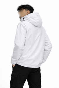 Chaqueta Cortavientos con Capucha para Hombre, Impermeable, Ligera, para Uso en Exteriores, Chaqueta Urbana, Logotipo Personalizado, Proveedor OEM al por Mayor, EE. UU. - Product Image 4