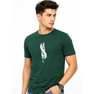 เสื้อยืดคอตตอนพรีเมียมผู้ชายขายส่ง OEM ODM ออกแบบเองได้ สวมใส่สบาย ระบายอากาศดี เสื้อแขนสั้นลำลอง ผู้ผลิตเสื้อผ้า - Product Image 6