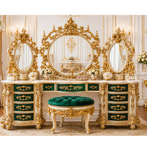 French Style Master Bedroom <b>Dressing</b> <b>Table</b> Set - Product Image 1