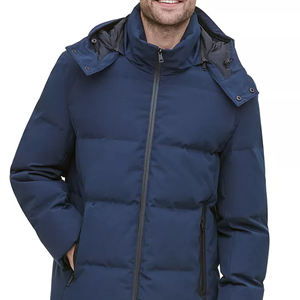 เสื้อแจ็คเก็ตพัฟเฟอร์คอตั้งแบบมีโลโก้สั่งทำพิเศษสำหรับผู้ชาย ทรงโอเวอร์ไซส์ กันน้ำ ดีไซน์โลโก้ด้านหน้าแบบกลับด้านได้ - Product Image 3