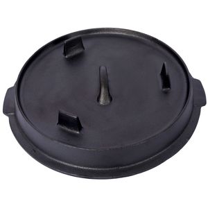 Pentola Olandese in Ghisa Smaltata da 5L con Coperchio per Campeggio, Barbecue, Cucina e Cottura al Forno - Product Image 6