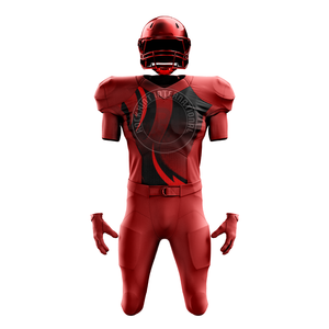 Ensemble d'uniformes de football américain modernes en tissu polyester, conçu pour le confort, la résistance et les hautes performances en équipe - Product Image 1