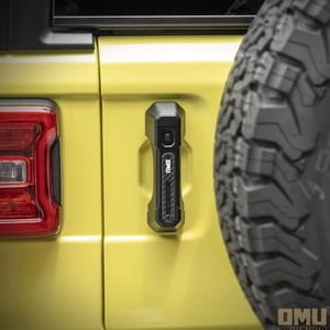 Set di 5 Copri Maniglie in Alluminio Serie Genesis OMU per Jeep Wrangler JL 4 Porte - Product Image 6