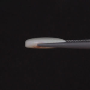 Ópalo Blanco Natural Certificado por IGI, Gema Suelta de Buena Calidad, 5 Quilates, Corte Cojín 14x13.5mm, Tallado a Mano, Pulido, Encerado/Aceitado - Product Image 2