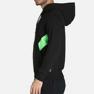 Sweat à capuche oversize en molleton de coton français de haute qualité, épais, à épaules tombantes, uni, pour hommes - Product Image 2