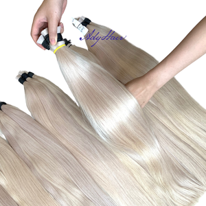 Venta al por mayor 100% extensiones de cabello humano Remy vietnamita de alta calidad a granel elegante onda modelo materia prima paquetes de cabello - Product Image 3