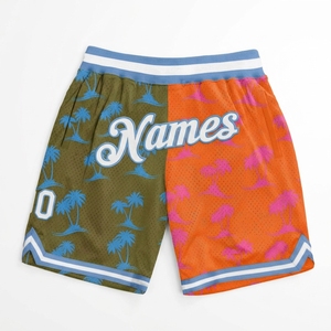 American Knitted <b>Mesh</b> Sublimation Eco-Friendly Breathable Quick Dry Fitness Shorts Men Women Solid Pattern Outdoor Sports Casual - Product Image 6