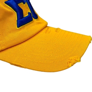 Gold Sigma Gamma Rho <b>Hat</b> Greek Sorority Embroidered Adjustable Baseball Cap <b>Women</b> Casual Campus Headwear Custom Wholesale - Product Image 5