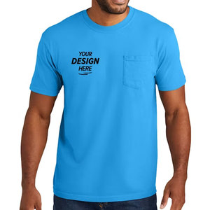 T-shirt à manches courtes pour homme avec poche et logo sur la poitrine, tissu doux, qualité supérieure, pour activités quotidiennes en plein air - Product Image 5