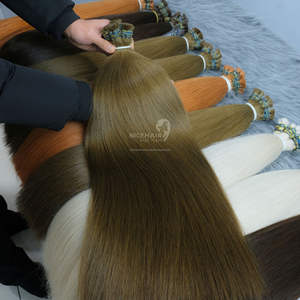 Vendedores de cabello Virgen al por mayor Cabello humano a granel para trenzar Accesorios para el cabello a granel Mezclado al por mayor Doble dibujado - Product Image 4