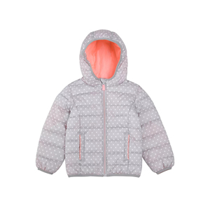 Vestes matelassées basiques adorables sur mesure pour garçons et filles, manteau d'hiver rembourré à capuche en polyester, vente en gros, nouveau design - Product Image 3