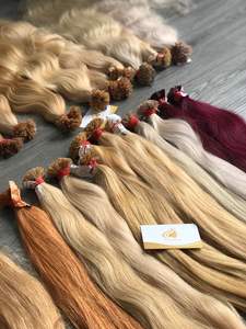 Extensions de cheveux en kératine I-Tips 100% cheveux vierges vietnamiens Remy, extensions de cheveux pré-collées, ruban adhésif, longueur 8-32 pouces, 100 grammes, léger - Product Image 6