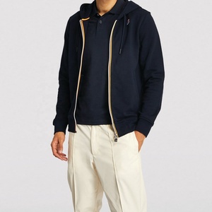 Men's Women Thick Warm Customized Logo Winter Workout Fleece Hoodie Jackets Full <b>Zip</b> 100% Cotton 370g - Product Image 1