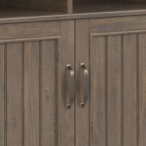 Mobile porta TV di medie dimensioni con armadietto contenitore in marrone fumé - Product Image 6