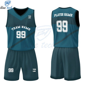 Ensemble de maillots de basket-ball pour hommes, uniforme d'entraînement, logo personnalisé imprimé, séchage rapide, respirant, sans manches, polyester, sublimation personnalisée - Product Image 3