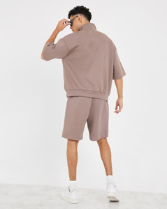 Vêtements streetwear pour hommes d'été, t-shirt à manches courtes décontracté, shorts, ensembles deux pièces, confortables, respirants, en coton multicolores - Product Image 4