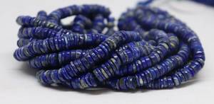 Perles Heishi en Sodalite Naturelle, Perles Gemmes Heishi en Sodalite, Perles Entretoises Heishi en Sodalite pour la Fabrication de Bijoux en Gros - Product Image 6